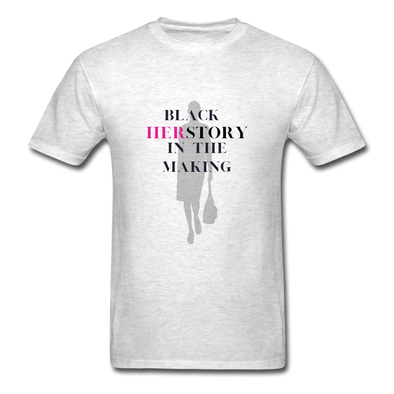 Black Herstory In The Making ~ Unisex Classic T-Shirt - light heather gray