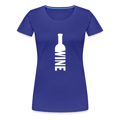 Wine ~ Women’s Premium T-Shirt - royal blue