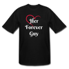 Her Forever Guy ~ Men's Tall T-Shirt - black