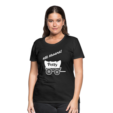 Petty Wagon (wht) Women’s Premium T-Shirt - black