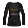 Goal Digger ~ Women's Premium Long Sleeve T-Shirt - charcoal gray