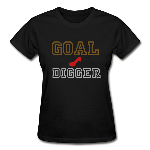 Goal Digger short sleeve ~ Gildan Ultra Cotton Ladies T-Shirt - black