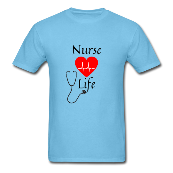 Nurse Life ~ Unisex Classic T-Shirt - aquatic blue