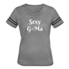 Sexy G~ Ma Women’s Vintage Sport T-Shirt - heather gray/charcoal