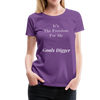 It's The Freedome for Me ~ Women’s Premium T-Shirt - purple