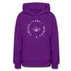 Wake Meditate Create Women's Hoodie - purple