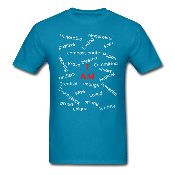 I Am ~ Mens perspectiveUnisex Classic T-Shirt - turquoise