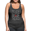 I AM! ~ Women’s Premium Tank Top - charcoal grey