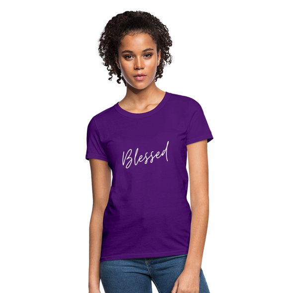 Blessed ~ Women's T-Shirt - purple