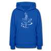 But First, Coffee ~ Women's Hoodie - royal blue