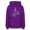But First, Coffee ~ Women's Hoodie - purple