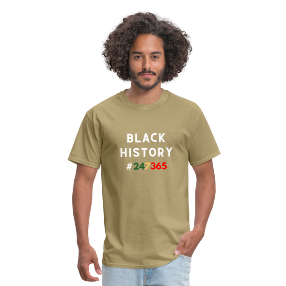 Black History #247365 ~ Unisex Classic T-Shirt - khaki