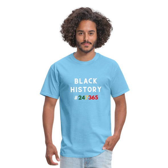 Black History #247365 ~ Unisex Classic T-Shirt - aquatic blue