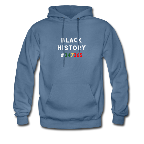 Black History #247365 ~ Men's Hoodie - denim blue