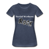 Social Workers Rock ~ Women’s Premium T-Shirt - heather blue