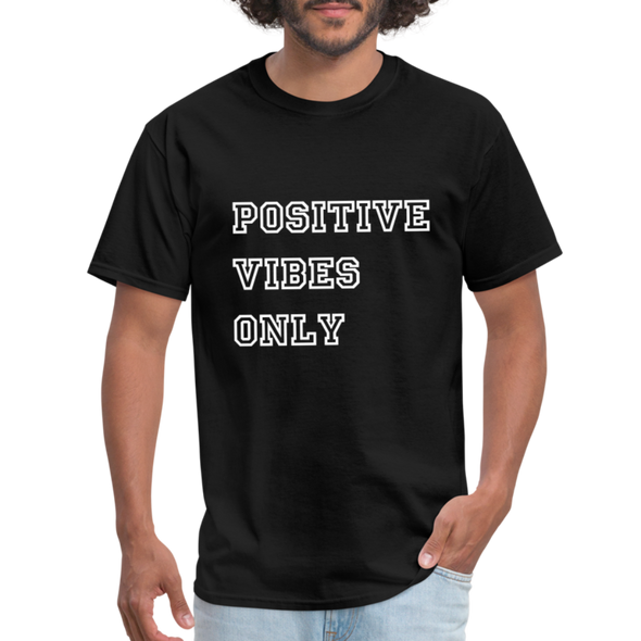 Positive Vibes Only ~ (PVO) Unisex Classic T-Shirt - black