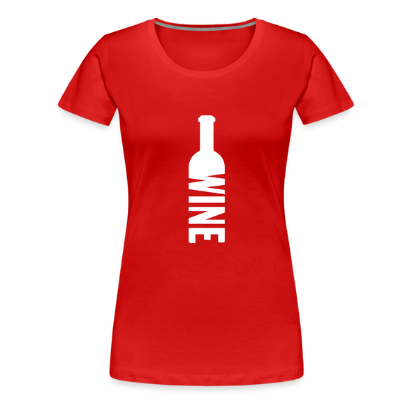 Wine ~ Women’s Premium T-Shirt - red