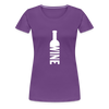 Wine ~ Women’s Premium T-Shirt - purple