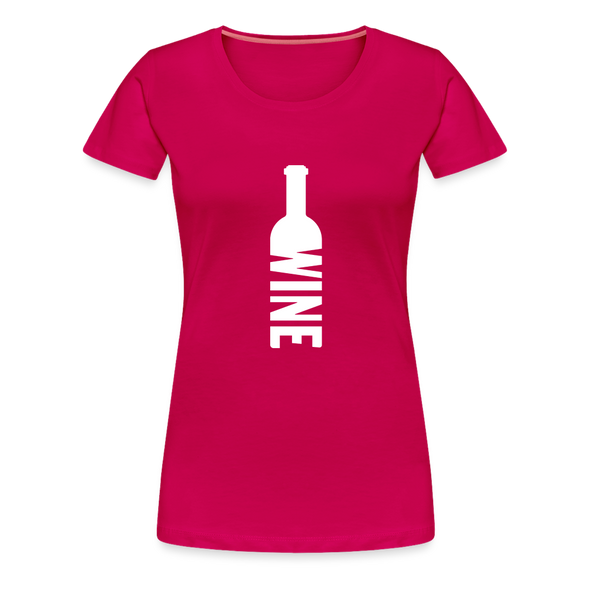 Wine ~ Women’s Premium T-Shirt - dark pink