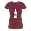Wine ~ Women’s Premium T-Shirt - heather burgundy