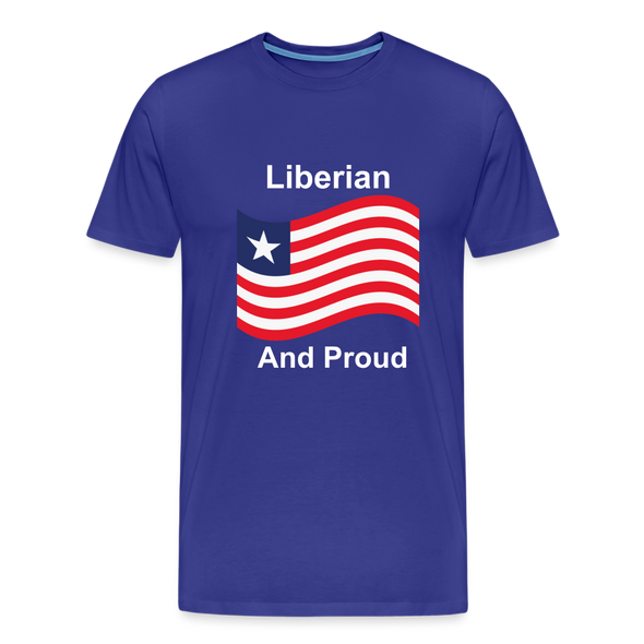 Liberian And Proud    Premium T-Shirt - royal blue