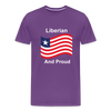 Liberian And Proud    Premium T-Shirt - purple