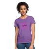 Livin' My Best Life ~ Women's T-Shirt - purple heather