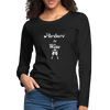 Partners in Wine ~ Women's Premium Long Sleeve T-Shirt - black