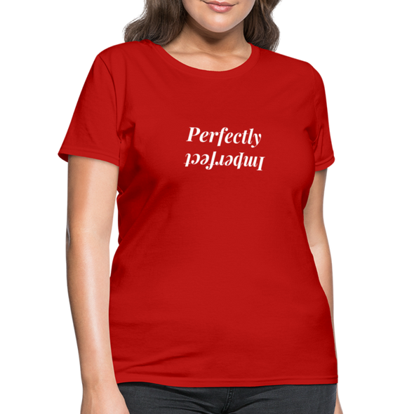 Perfectly Imperfect Women's T-Shirt - red